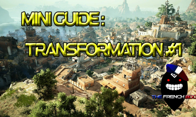 Mini Guide: Transformation [Connaissances: Néophyte]